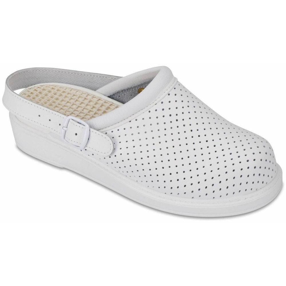 Zueco Hankshoes Micromasaje Blanco Talla 36, 1 Par