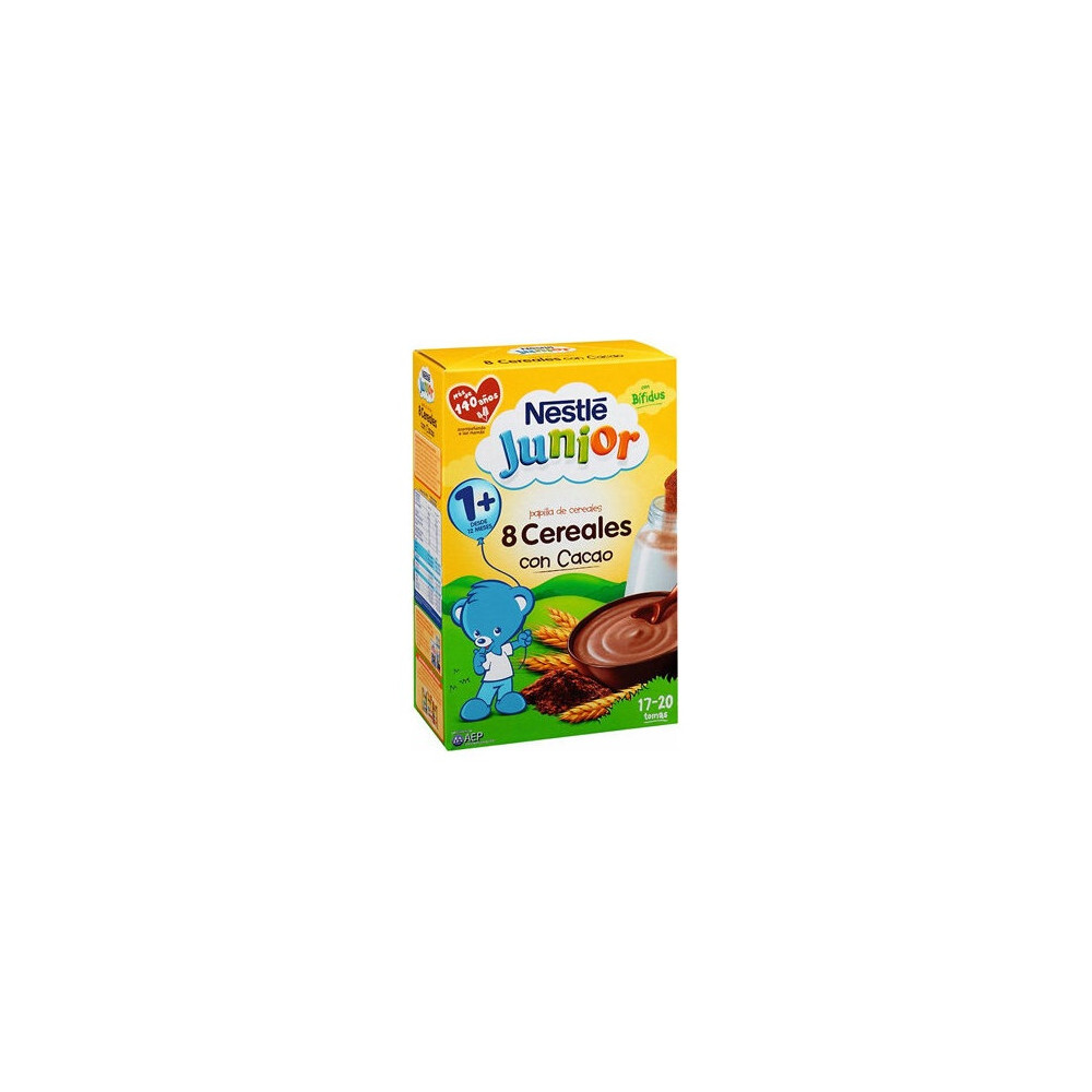 Nestlé Papilla 8 Cereales Con Cacao, 600 G