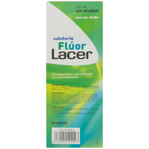 Lacer Colutorio Fluor Diario 0,05% Menta, 500 Ml