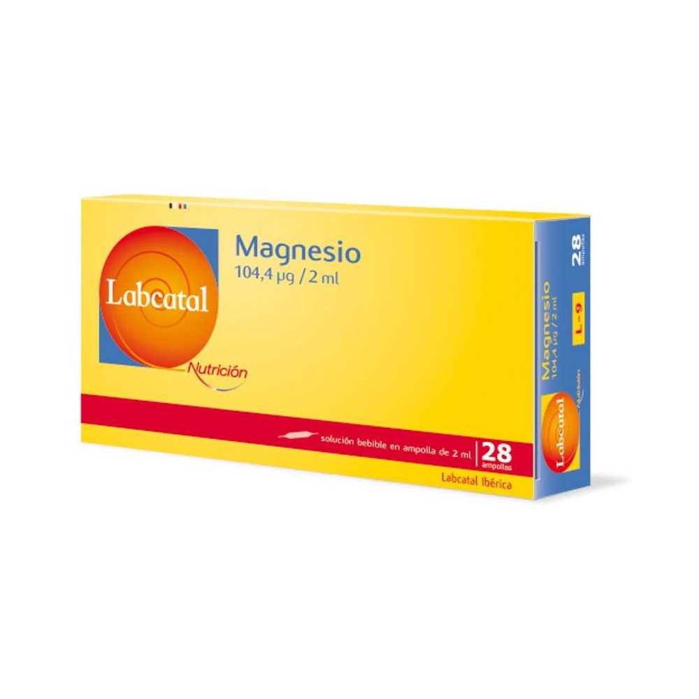 Labcatal 09 Magnesio Ampollas, 28 X 2 Ml