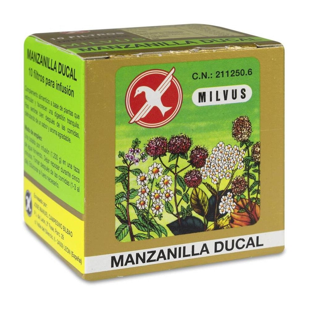 Manzanilla Ducal Milvus 10Infusiones