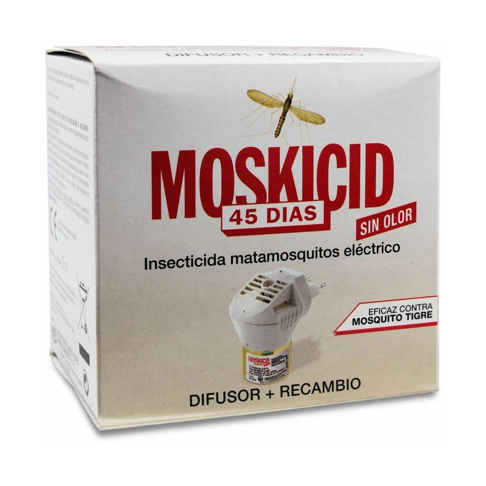 Moskicid Matamosquitos Difusor + Recambio 45 Días, 1 Ud