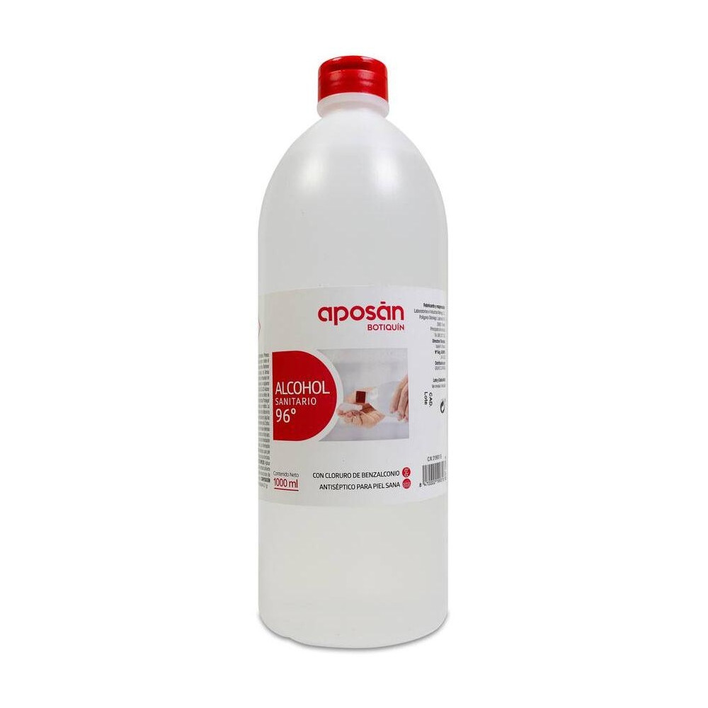 Aposán Alcohol 96º Cloruro De Benzalconio 1L