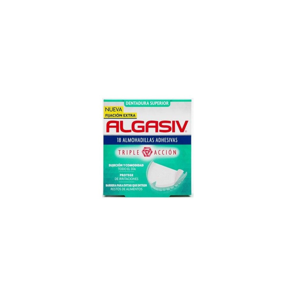 Algasiv Almohadillas Adhesivas Protesis Superior 18Uds