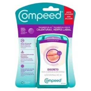 Compeed Tratamiento Calenturas - Herpes Labial Discreto 15Uds