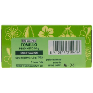El Naturalista Tomillo Bolsa 50 Gramos