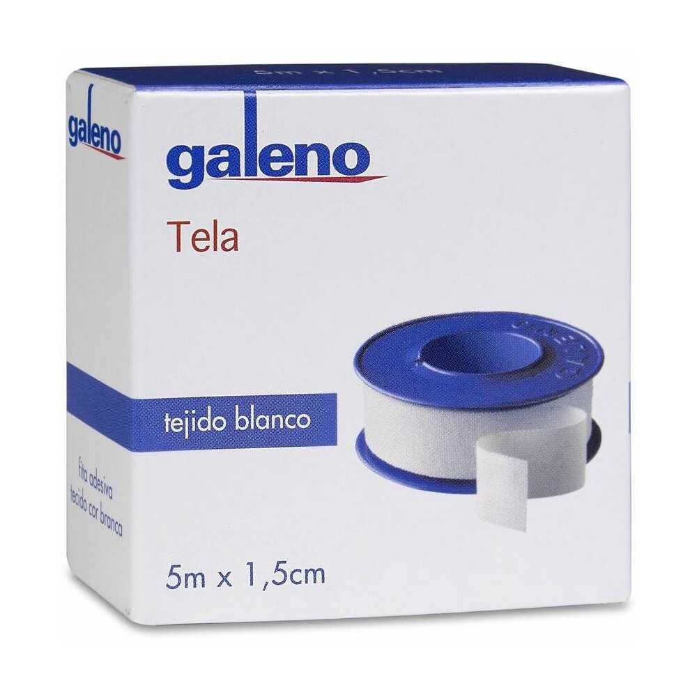 Galeno Esparadrapo Tejido Blanco 5 M X 1,5 Cm, 1 Ud