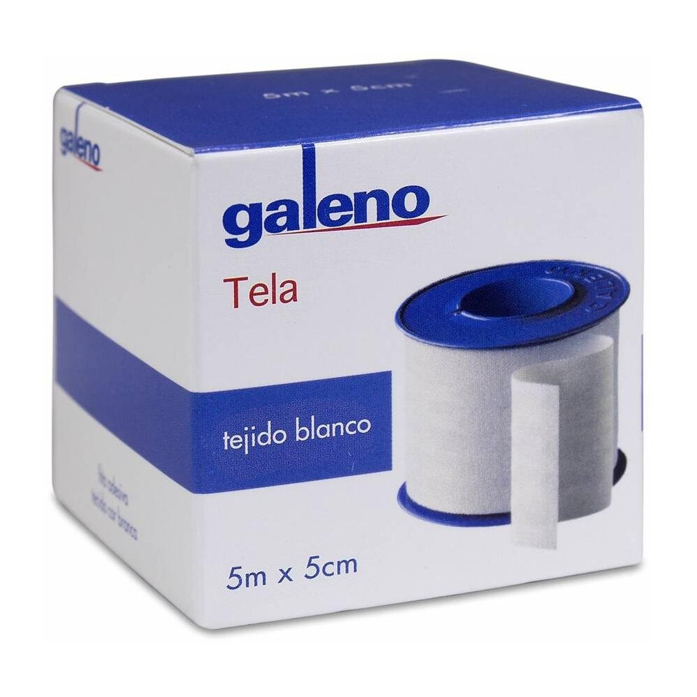 Galeno Esparadrapo Tejido Blanco 5 Cm X 5 M, 1 Ud