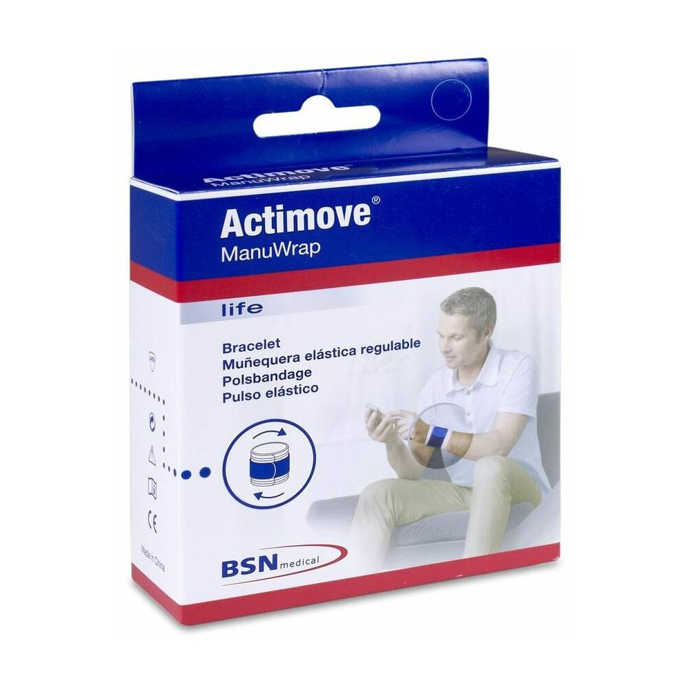 Actimove Muñequera Elástica Velcro T- S/M 1Ud
