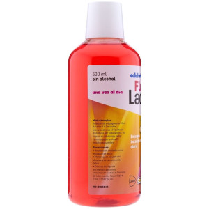 Lacer Colutorio Flúor Diario 0,05 %, Fresa, 500 Ml