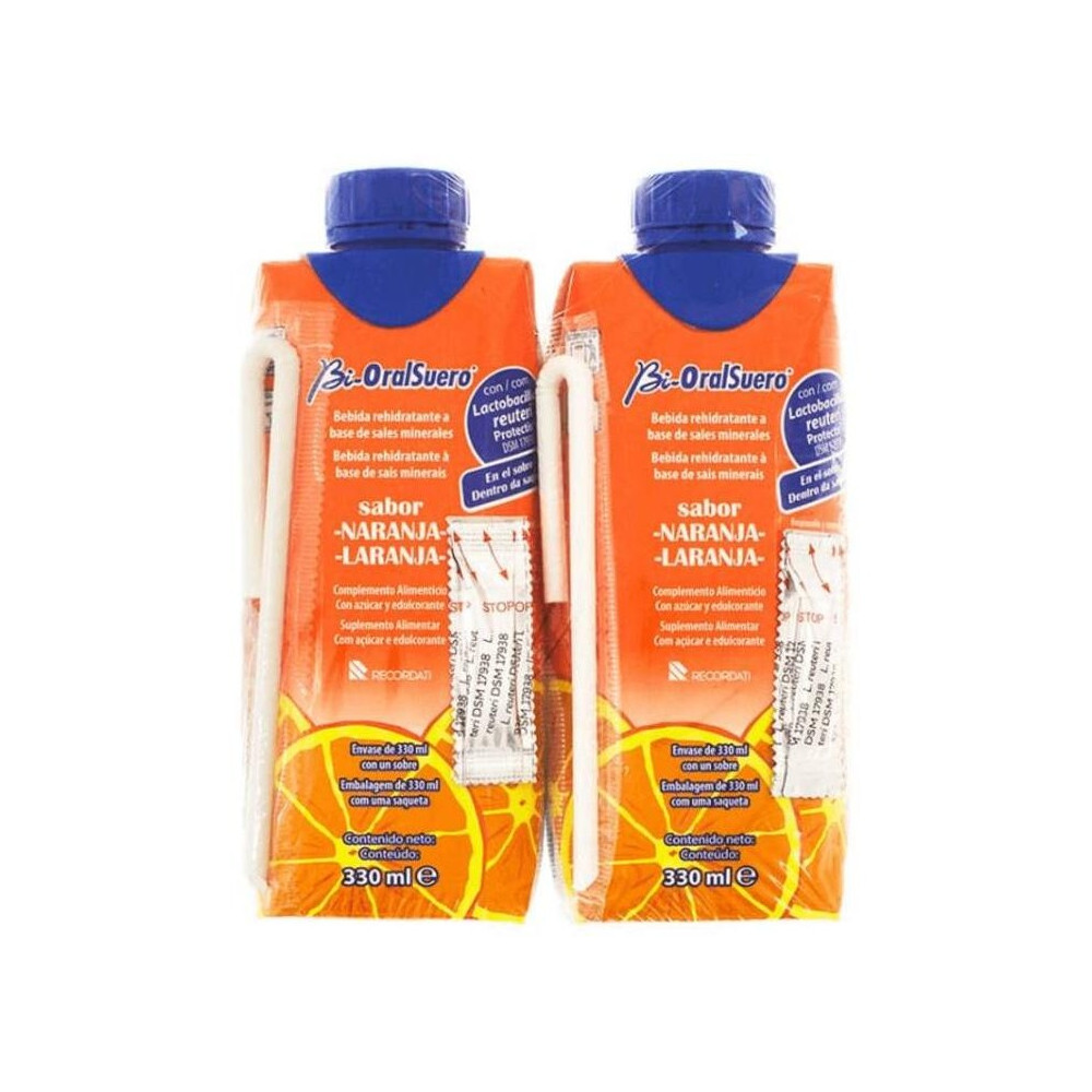 Bioralsuero Sabor Naranja Briks 2X330 Ml