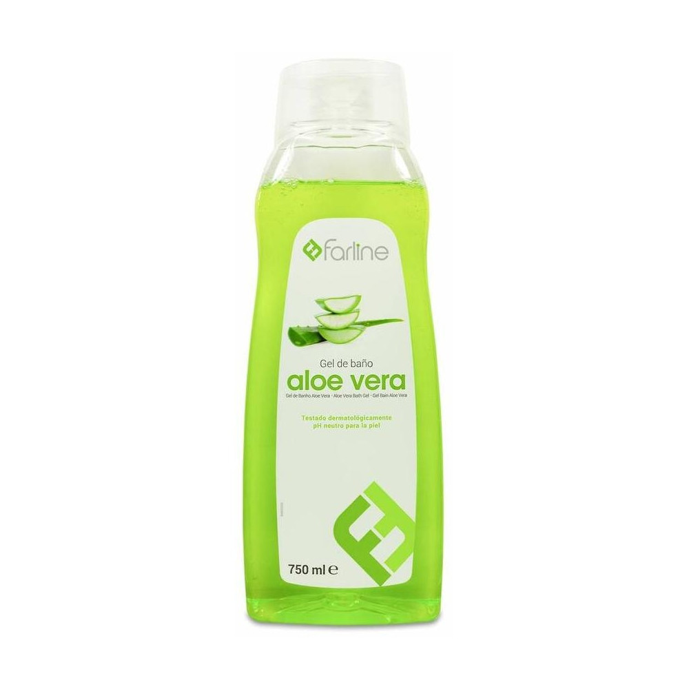 Farline Gel De Baño De Aloe Vera, 750 Ml