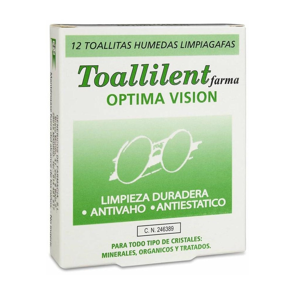 Toallilent Limpiagafas, 12 Uds