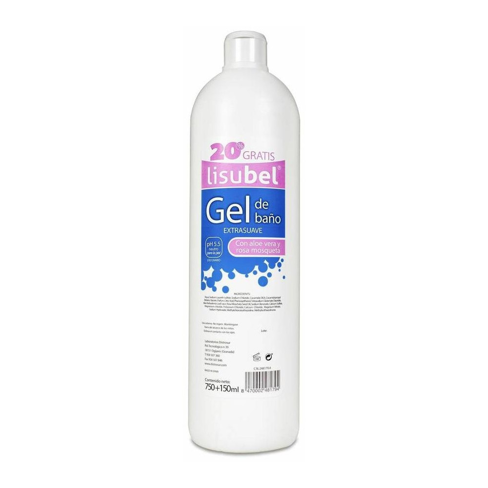 Gel De Ducha Lisubel Extrasuave 900Ml