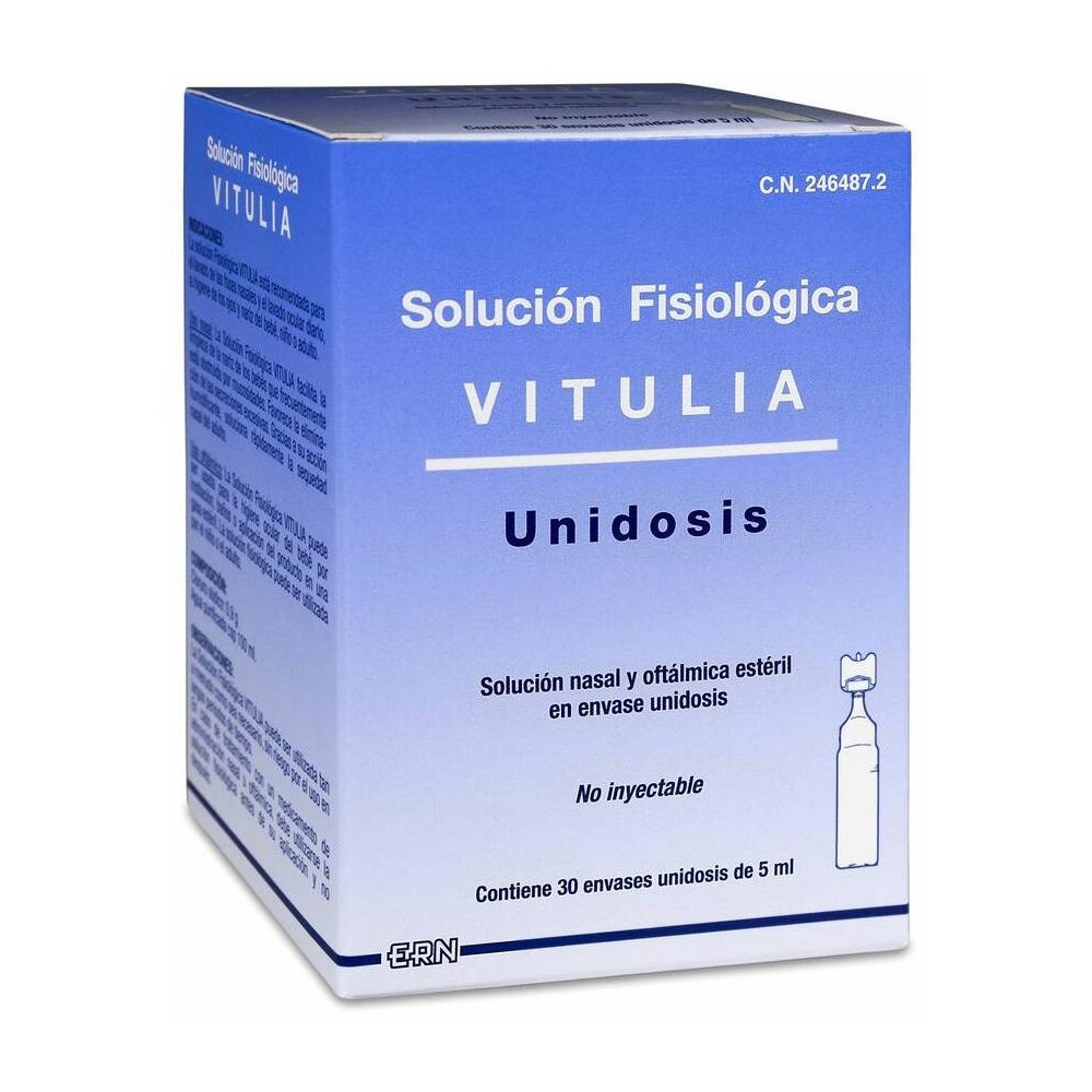 Vitulia Solución Fisiológica, 30 Uds X 5 Ml