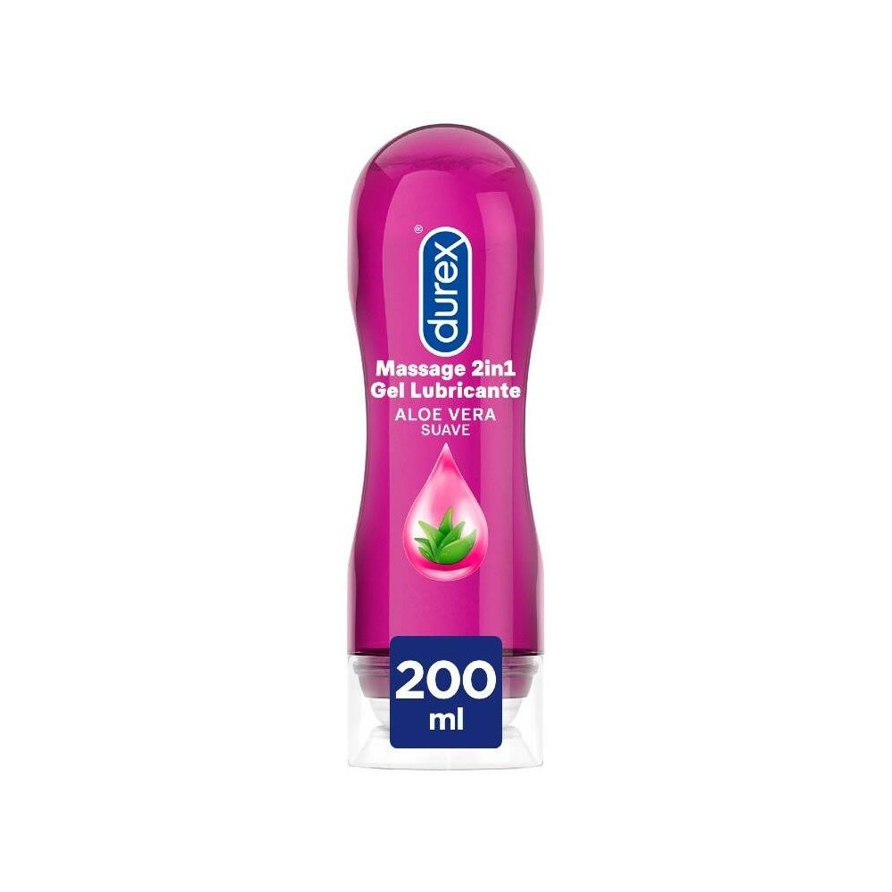 Durex® Play Gel Masaje 2 En 1 Lubricante Aloe Vera 200Ml