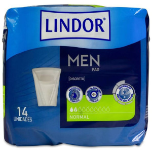 Lindor Men Pad Discreto 14Uds