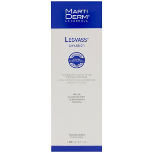 Martiderm Legvass Emulsión Hidratación Y Alivio De Piernas Cansadas, 200 Ml