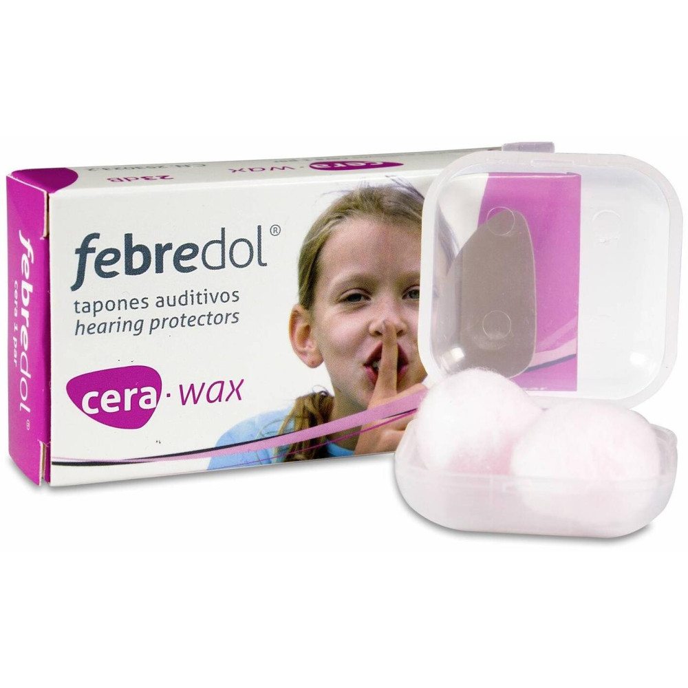 Febredol Tapones Oído Cera, 2 Uds