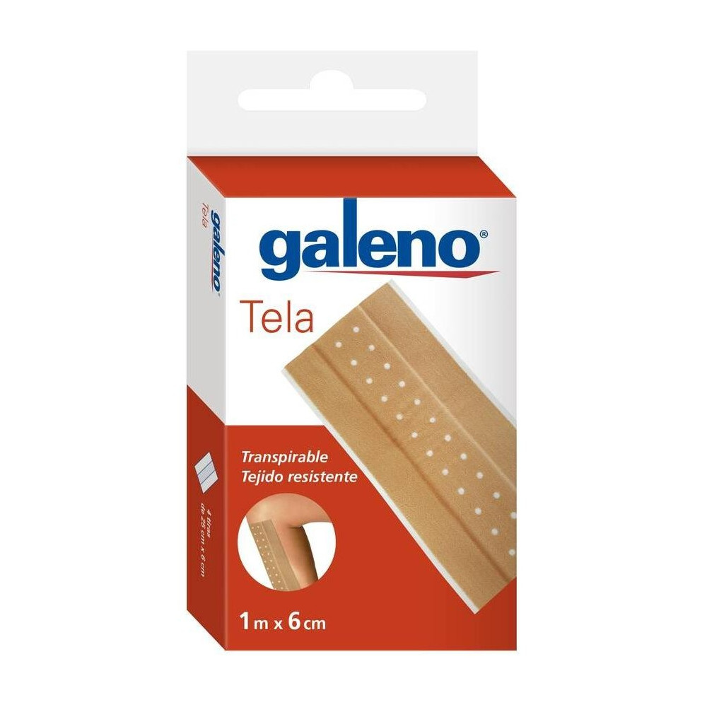 Galeno Tiras Tela Procte 100X6 Cm Color Piel