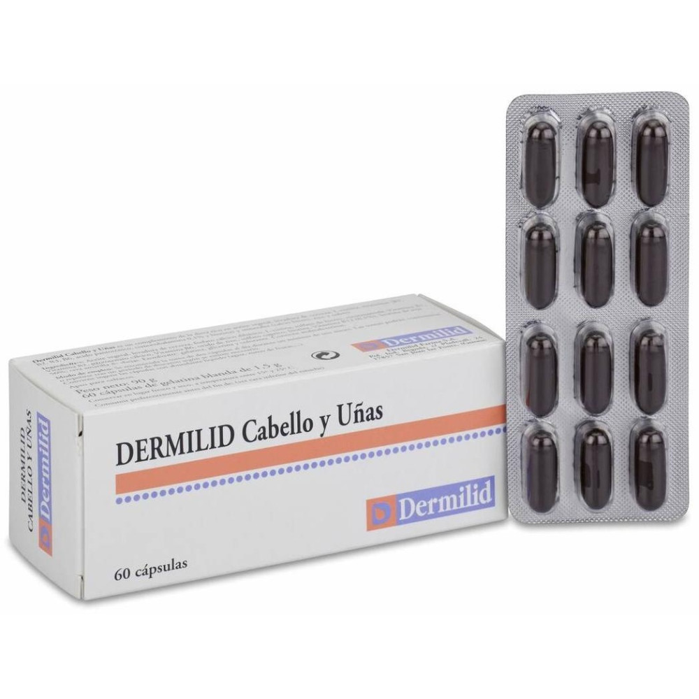 Dermilid Cabello Y Uñas, 60 Cápsulas