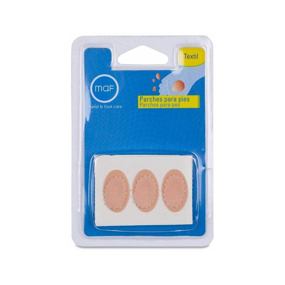 Maf Parches Callos Tejido Ovalado Talla Grande