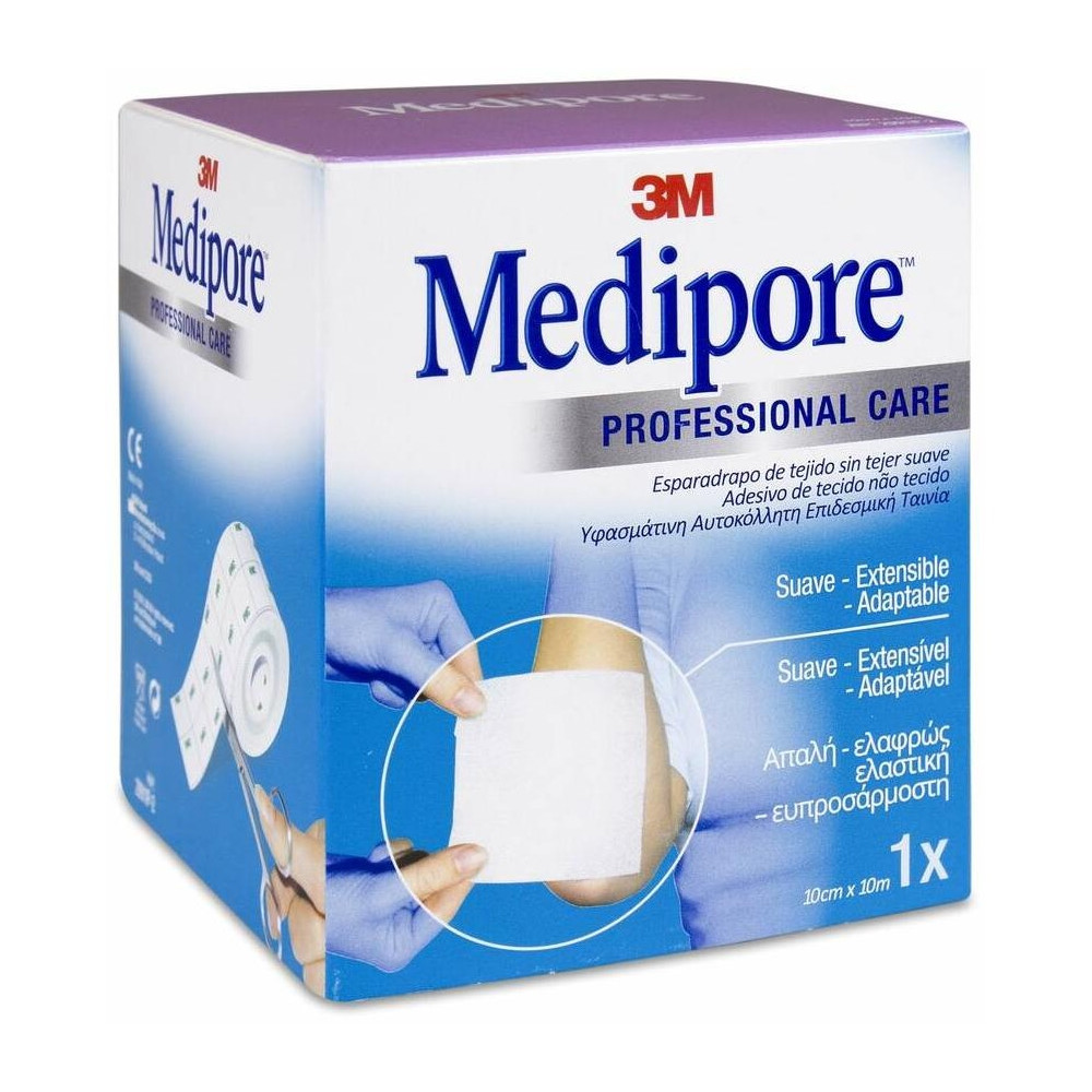 Medipore Professional Care Esparadrapo Sin Tejer 10 Cm X 10 M