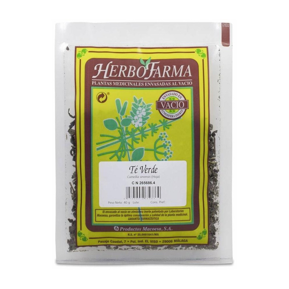Te Verde Herbofarma Al Vacio 40 G