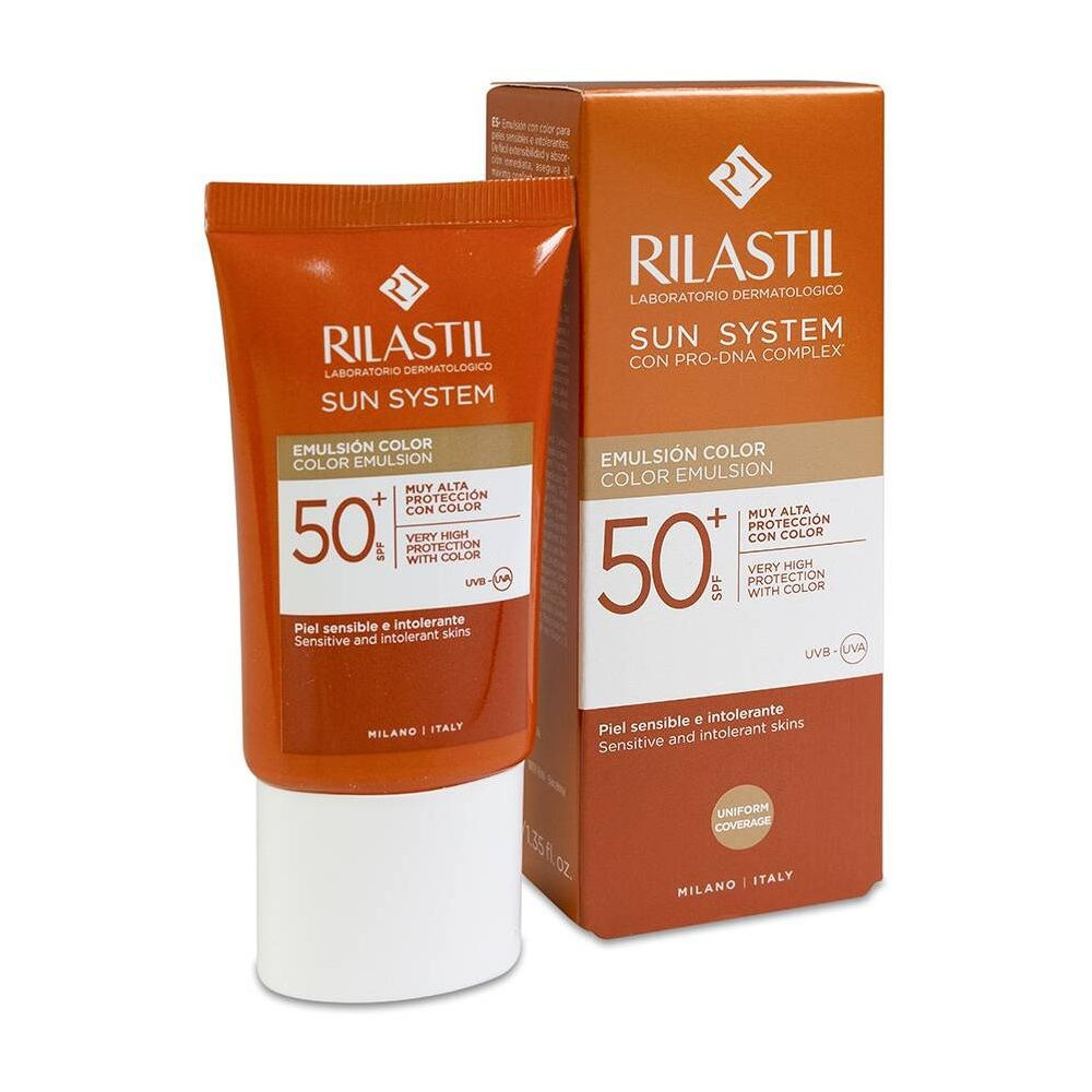 Rilastil Sun System Spf 50+ Color Emulsión Facial, 50 Ml