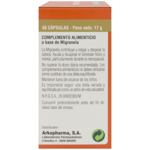Arkopharma Arkocápsulas Migranela, 48 Cápsulas