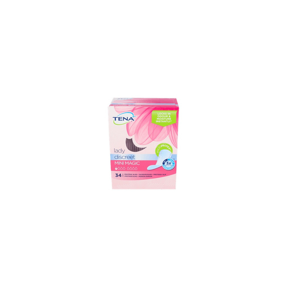 Tena Lady Absorbente Orina Ligera Mini Magic, 34 Uds