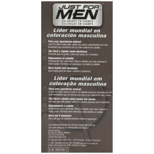 Just For Men Colorante En Gel 30 Cc Negro, 1 Ud