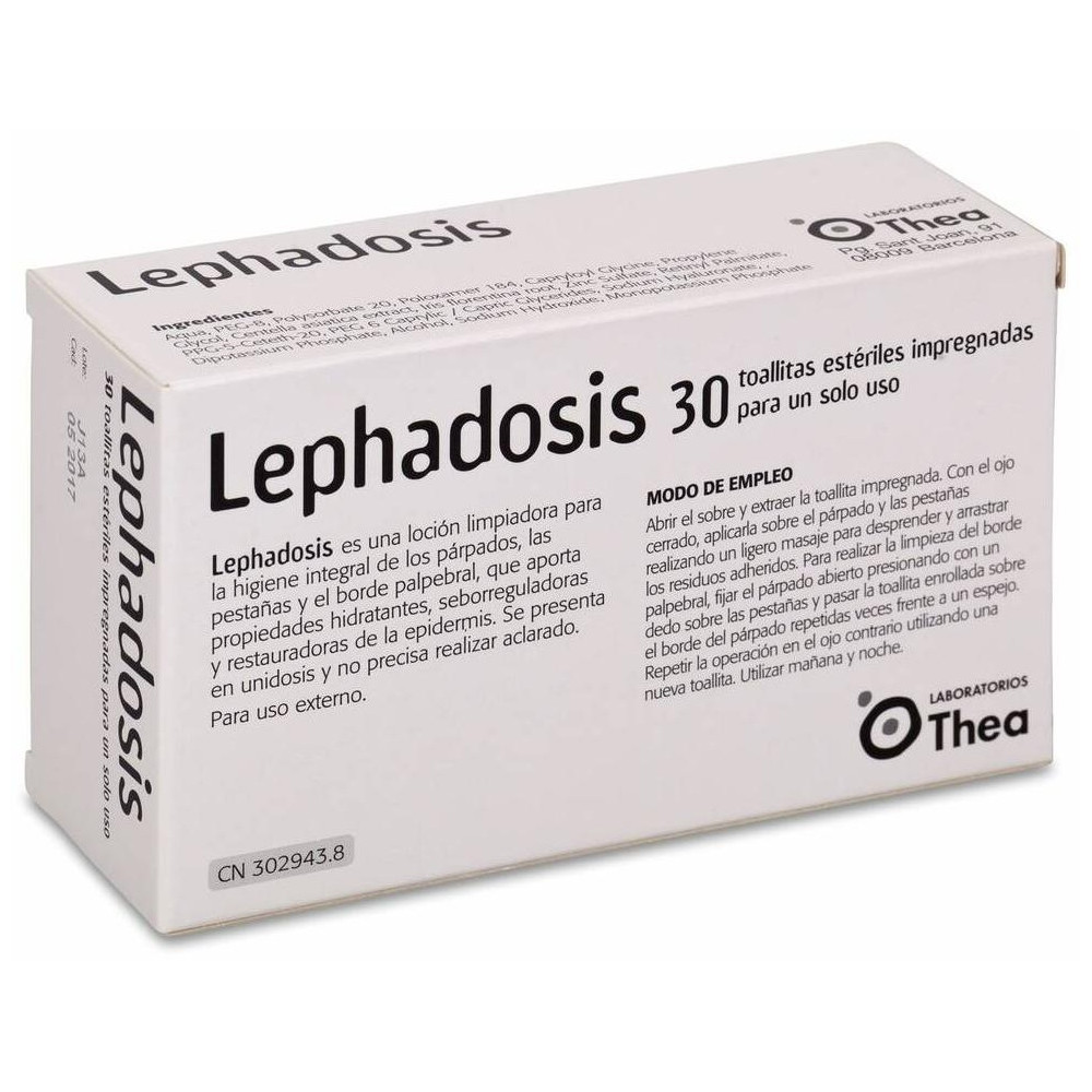 Lephadosis Toallitas Impregnadas Estériles 30Uds