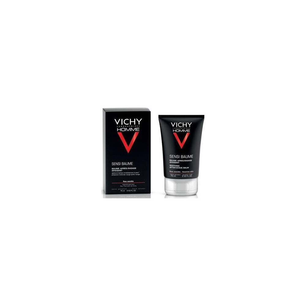 Vichy Homme Sensi Baume Bálsamo Calmante After-Shave, 75 Ml