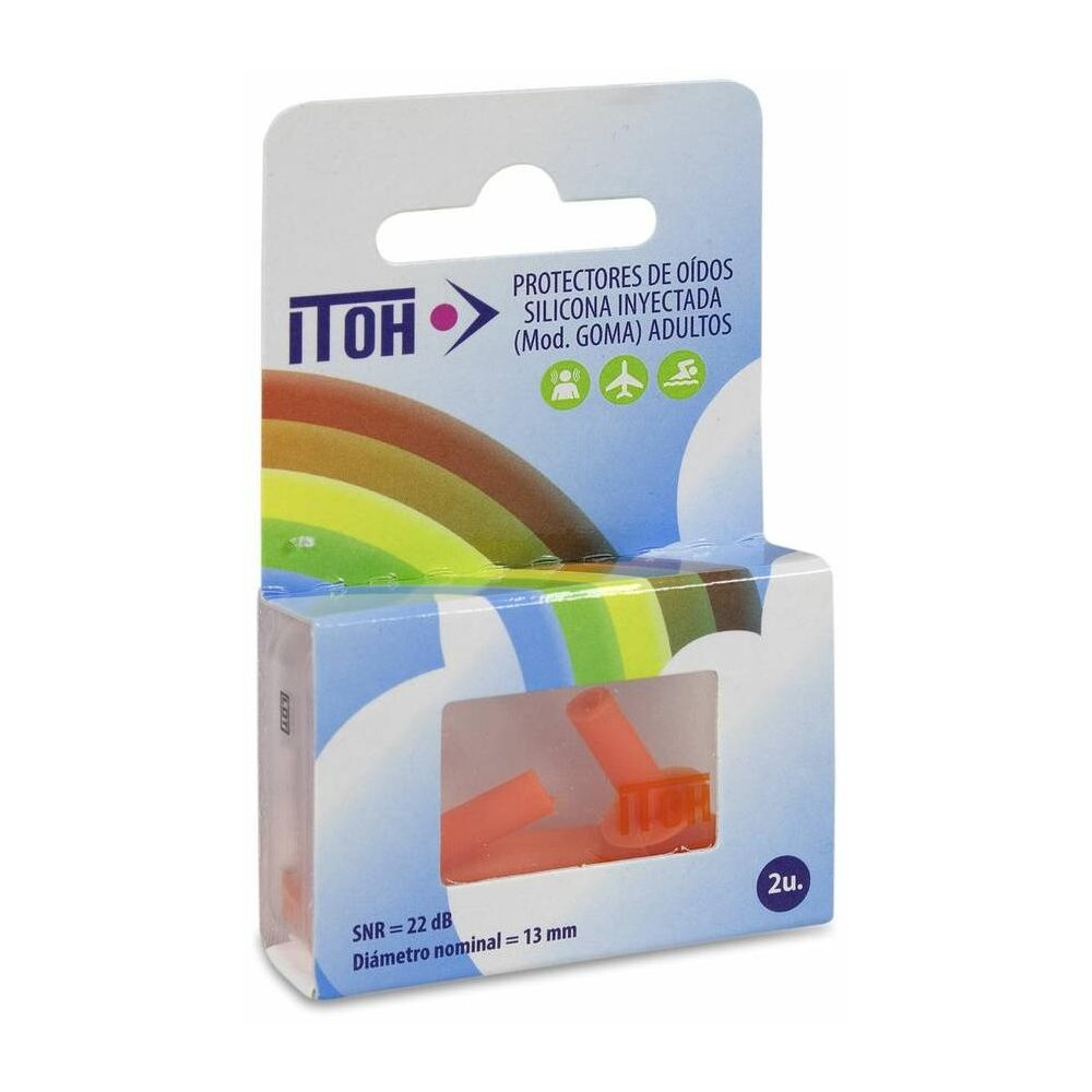Itoh Tapones Oidos Silicona Inyectada 2Uds