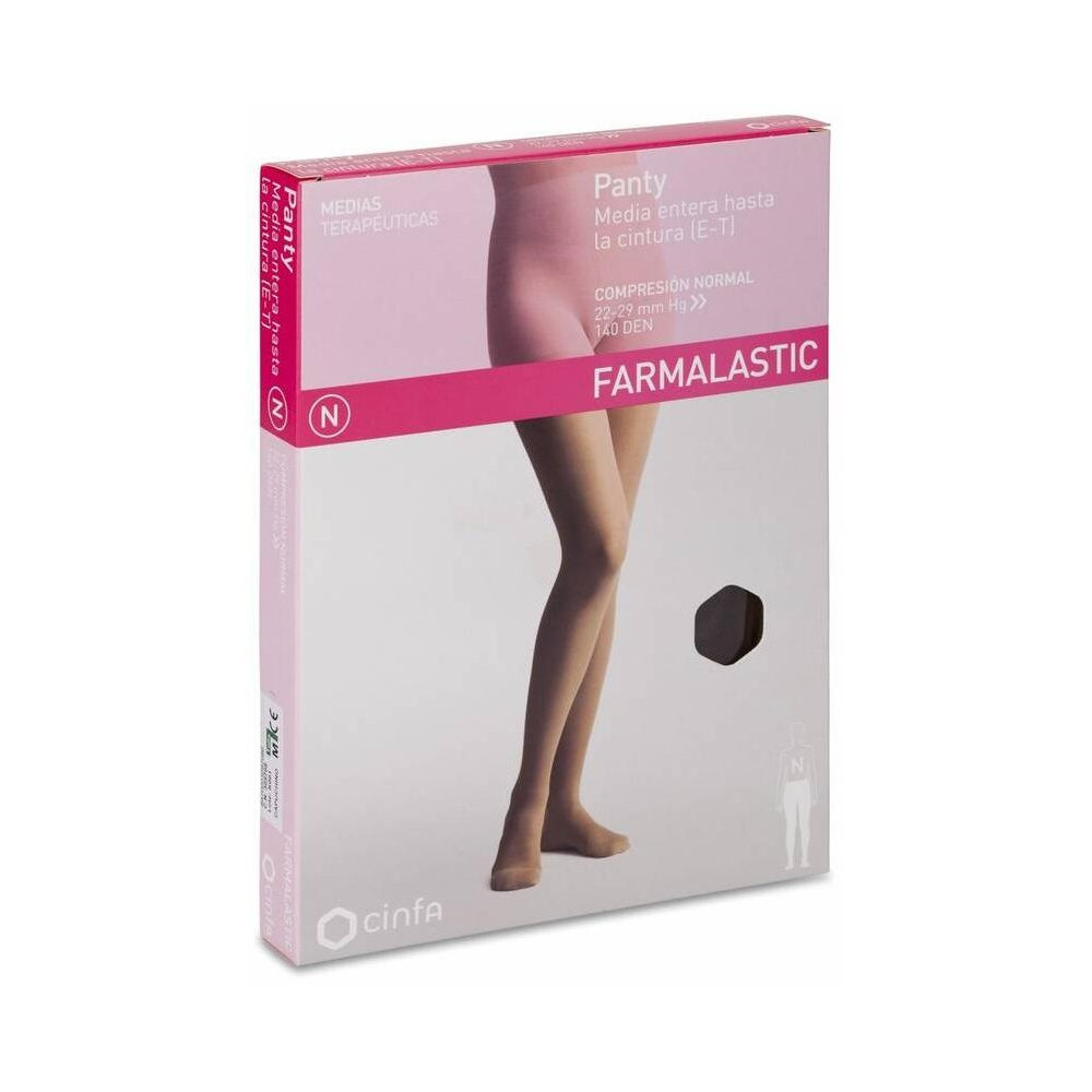 Farmalastic Panty-Media Hasta La Cintura (E-T) Comp. Normal T-Mediana Capuchino
