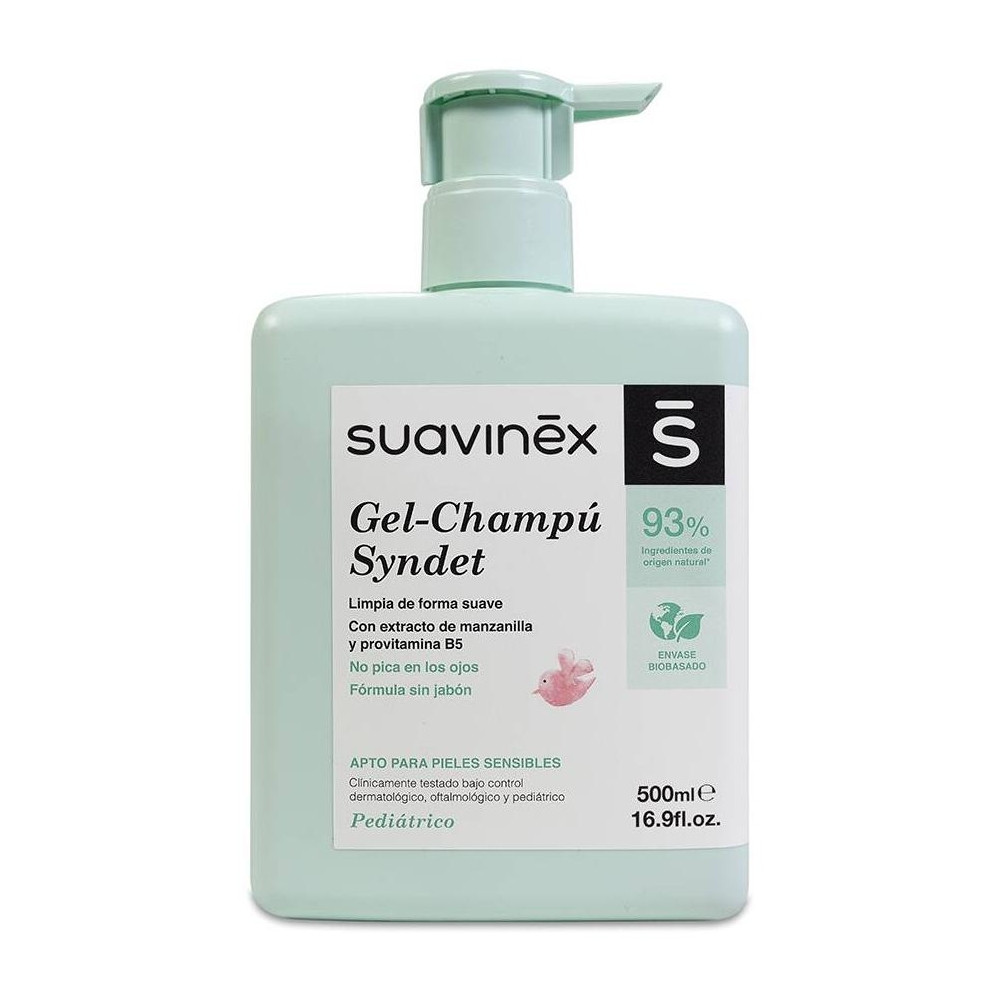Suavinex Pediátrico Gel-Champú Syndet 500Ml
