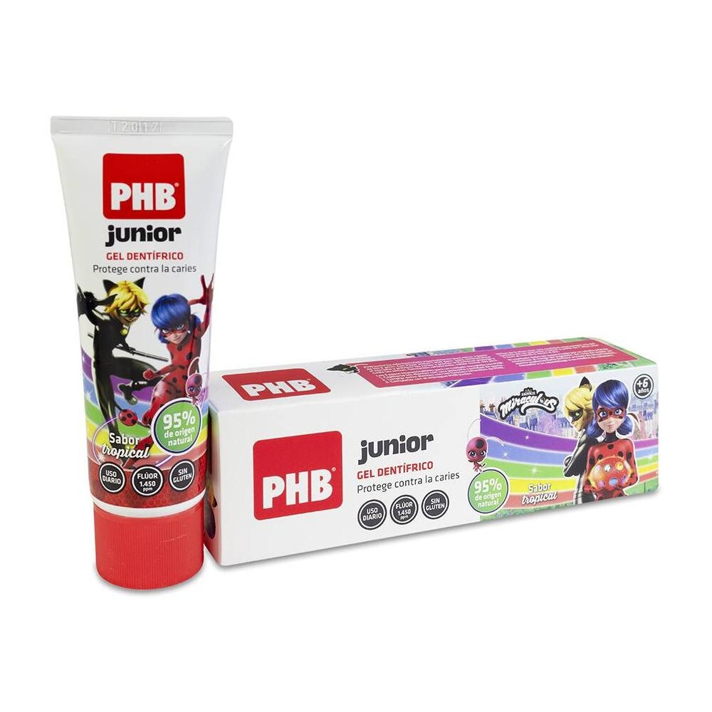 Phb Junior Pasta Dental Tropical 6 Ladybug 75Ml.