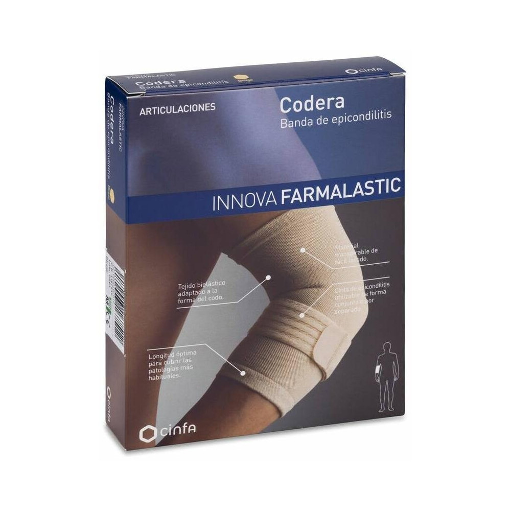 Farmalastic Innova Codera Epicondilitis Beige Mediana, 1 Ud