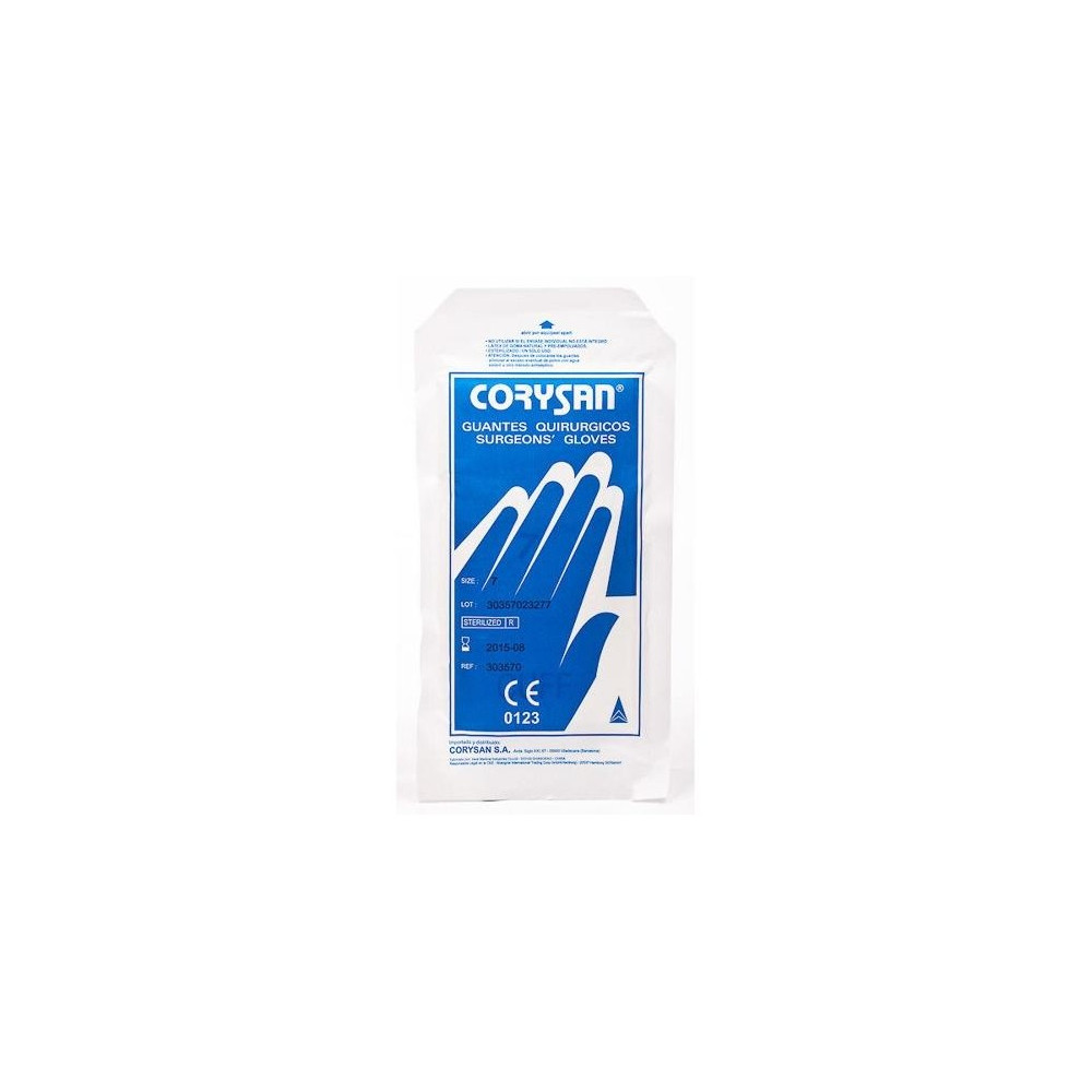 Corysan Guantes Quirúrgicos Esterilizados Talla 7.5, 2 Uds