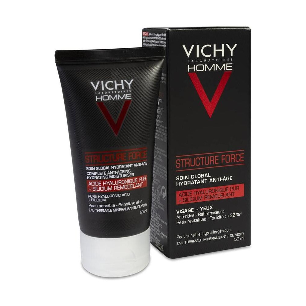 Vichy Homme Structure Force Crema Hidratante Antiedad 50Ml