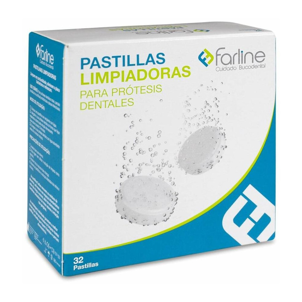 Farline Pastillas Limpiadoras 32 Tabletas