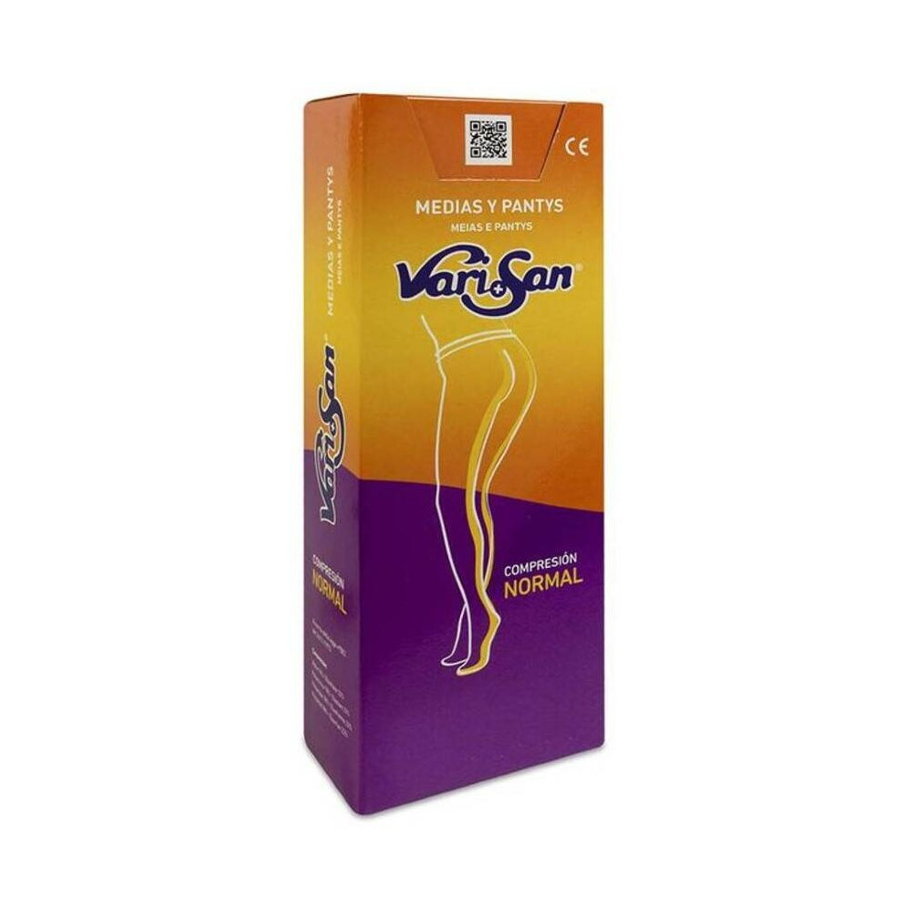 Varisan Panty Compresión Normal Color Negro Talla 4, 1 Unidad