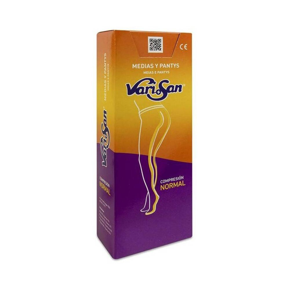 Varisan Panty Compresión Normal Color Negro Talla 2, 1 Unidad
