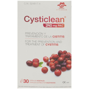 Cysticlean Clásico 240 Mg De Pac Y Arándano Rojo Cápsulas 30 U