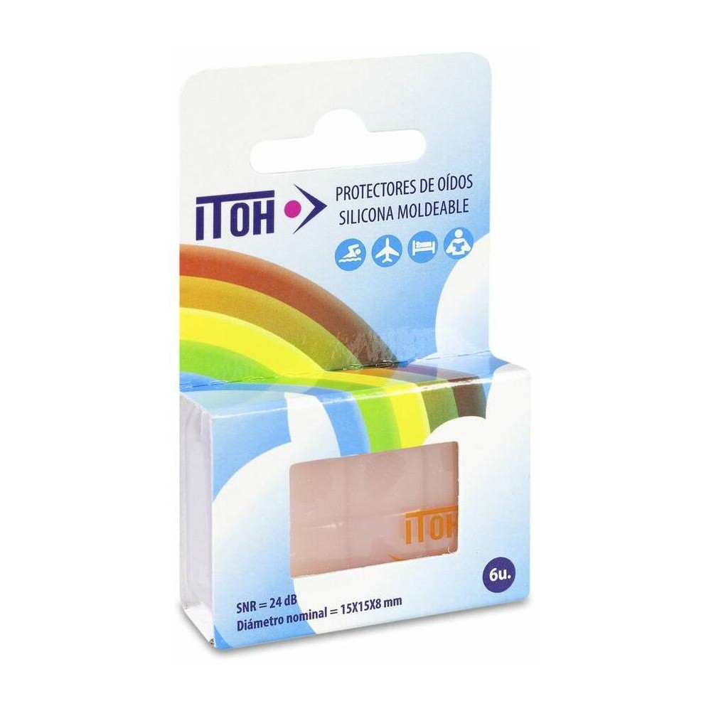 Itoh Tapones Oídos De Silicona Moldeable, 6 Uds