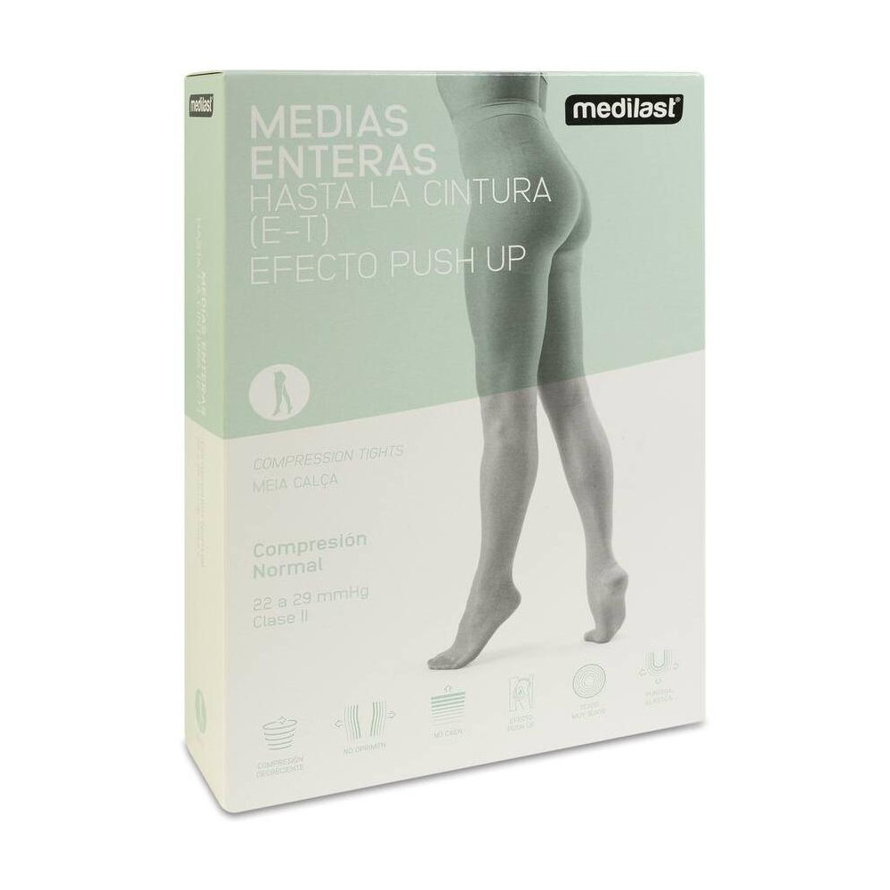 Medilast Panty Para Varices Compresión Normal Negro Talla Mediana, 1 Unidad