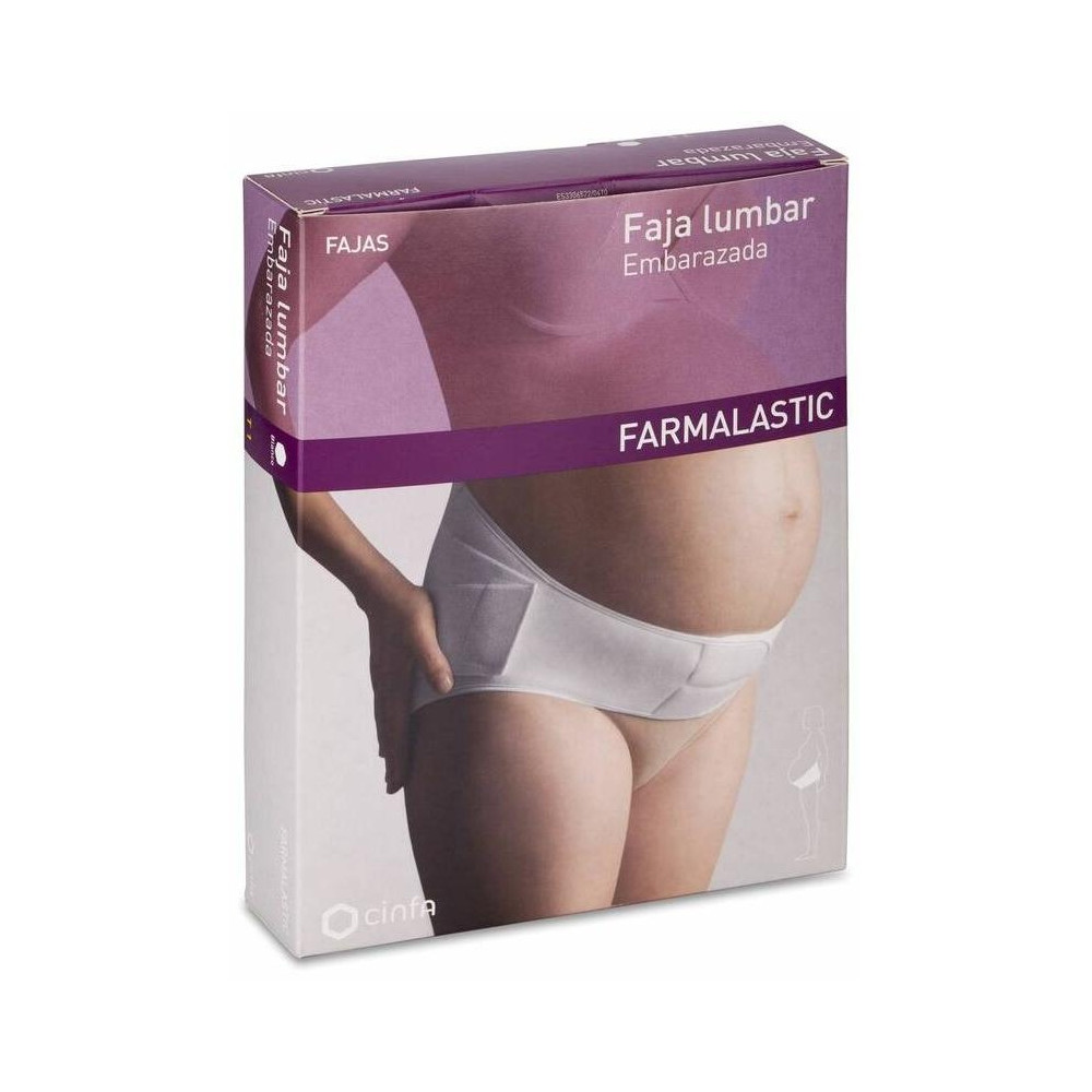 Farmalastic Faja Lumbar Embarazada Talla 1, 1 Ud
