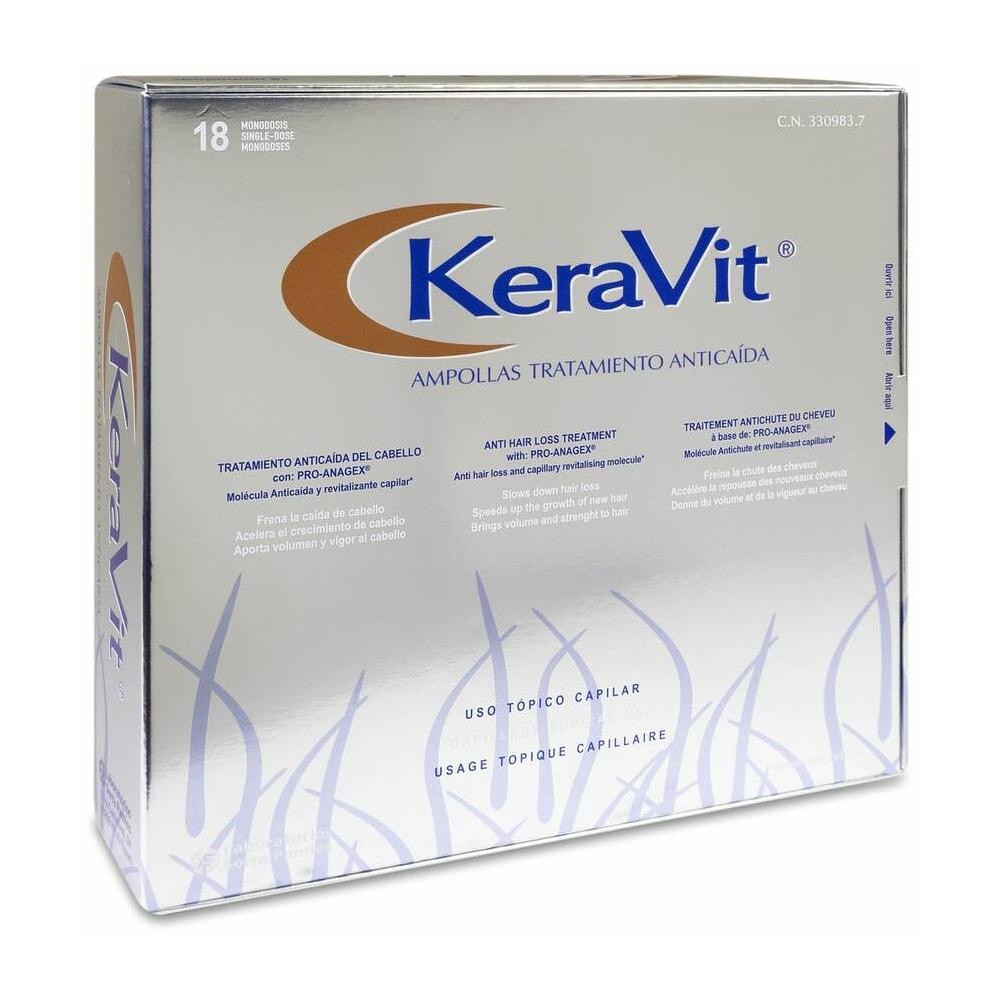 Keravit Ampollas Tratamiento Anticaída 18Uds