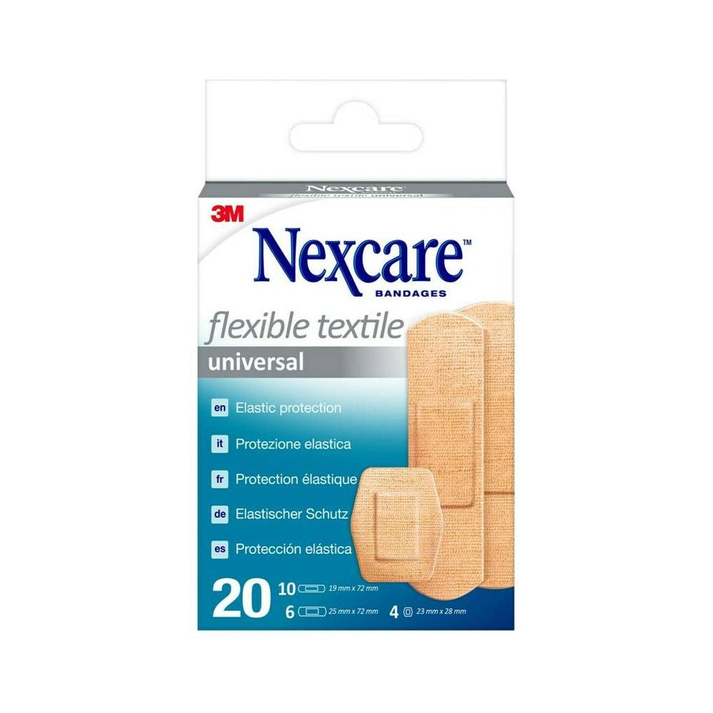 Nexcare® Textile Strips Tiras Adhesivas Surtido 20Uds